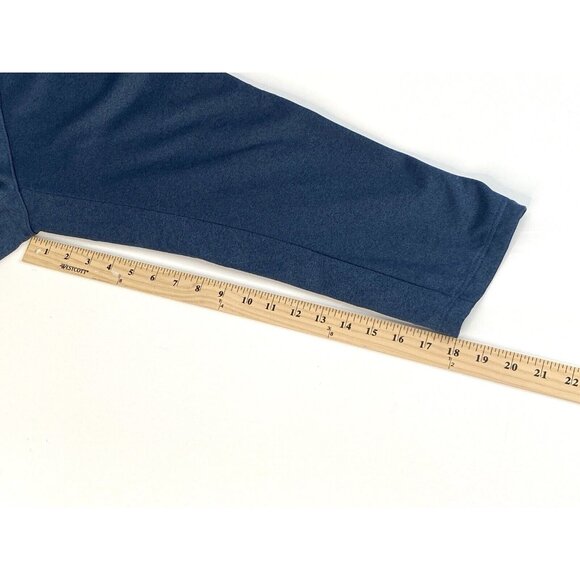 The North Face Men’s 2XL Canyonlands ½ Zip Fleece Lined Blue Heather Outdoor LS - Picture 16 of 16